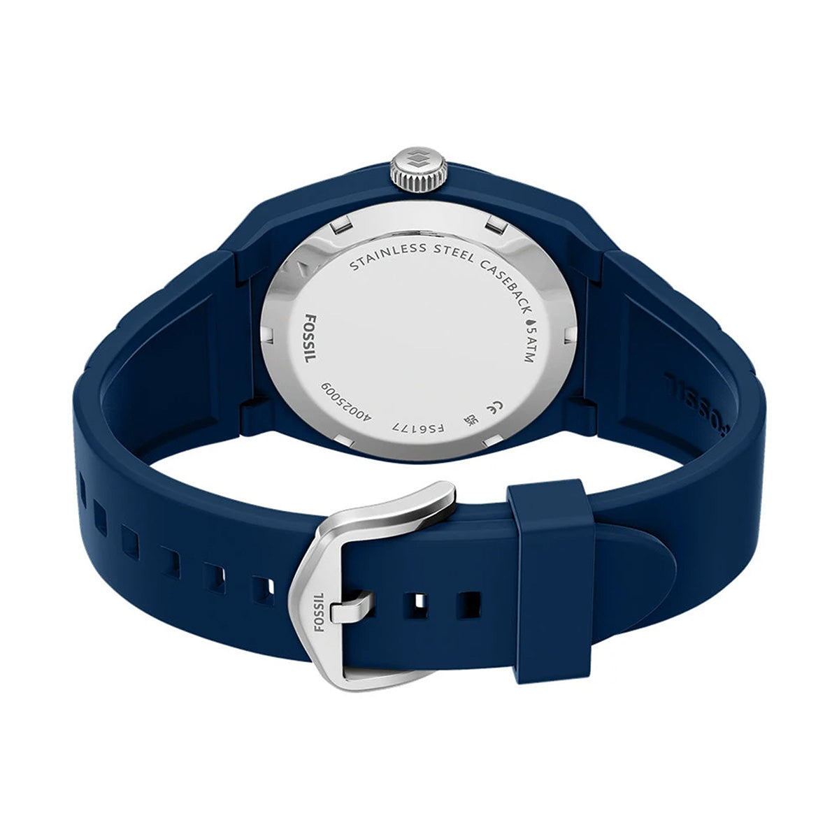Reloj Fossil Everett Silicona 32mm Hombre Negro