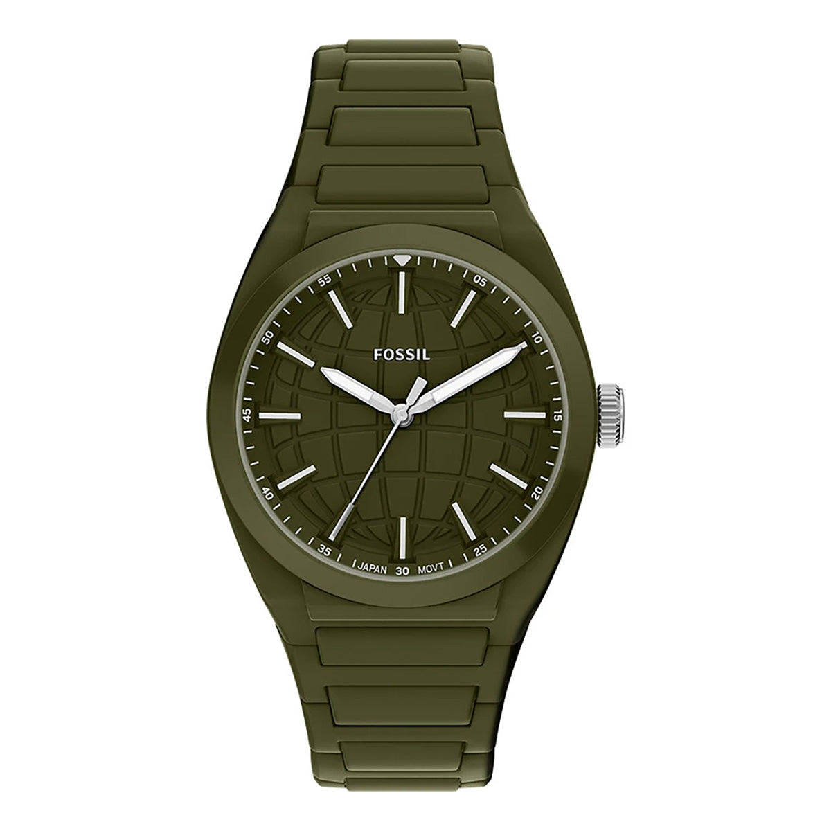 Reloj Fossil Everett Silicona 32mm Hombre Negro