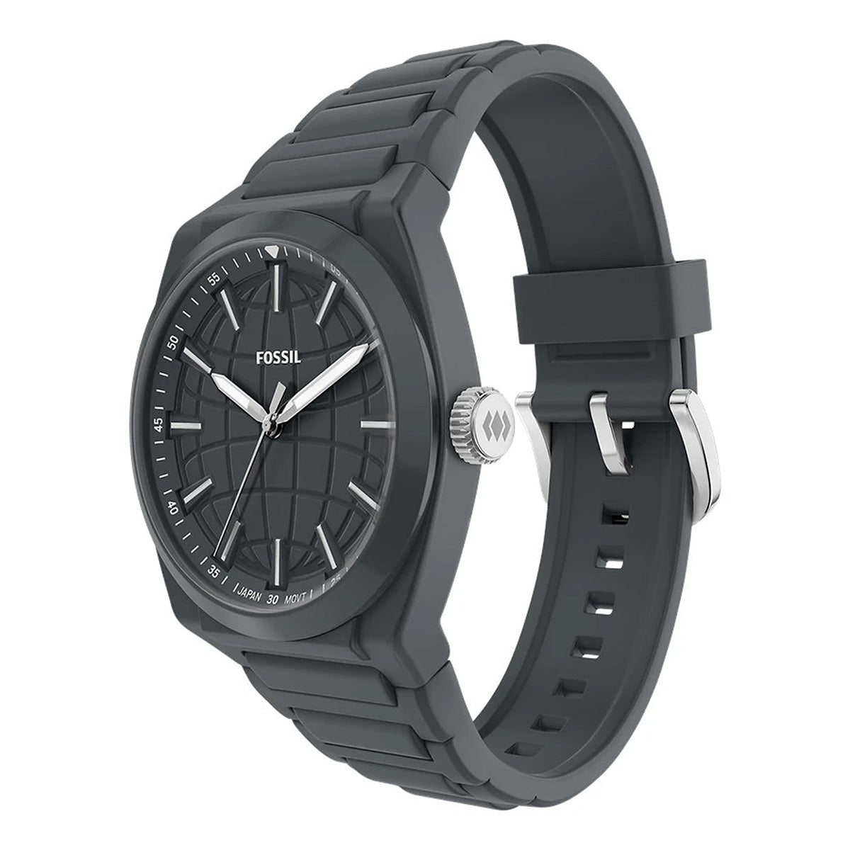 Reloj Fossil Everett Silicona 32mm Hombre Negro