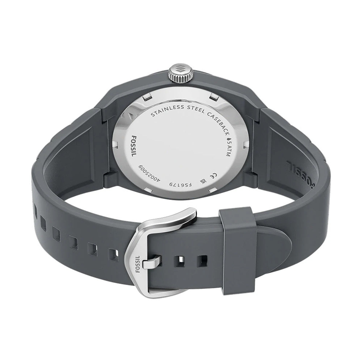 Reloj Fossil Everett Silicona 32mm Hombre Negro