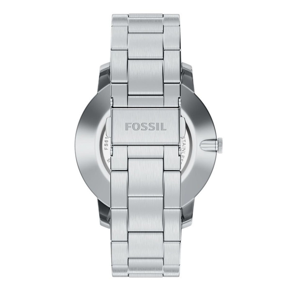Reloj Fossil Minimalist Acero Inoxidable 44mm Hombre Plateado