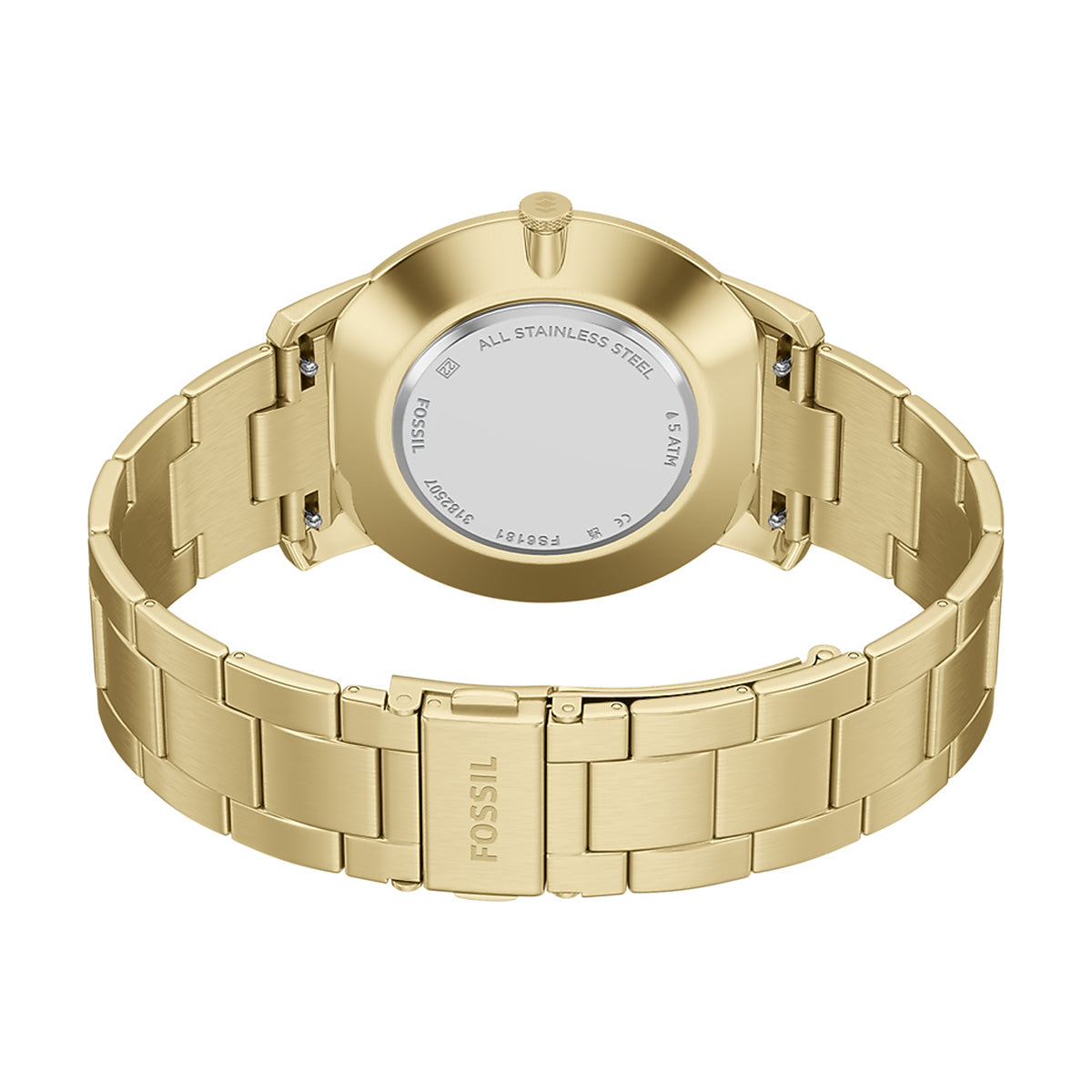 Reloj Fossil Minimalist Acero Inoxidable 44mm Hombre Plateado