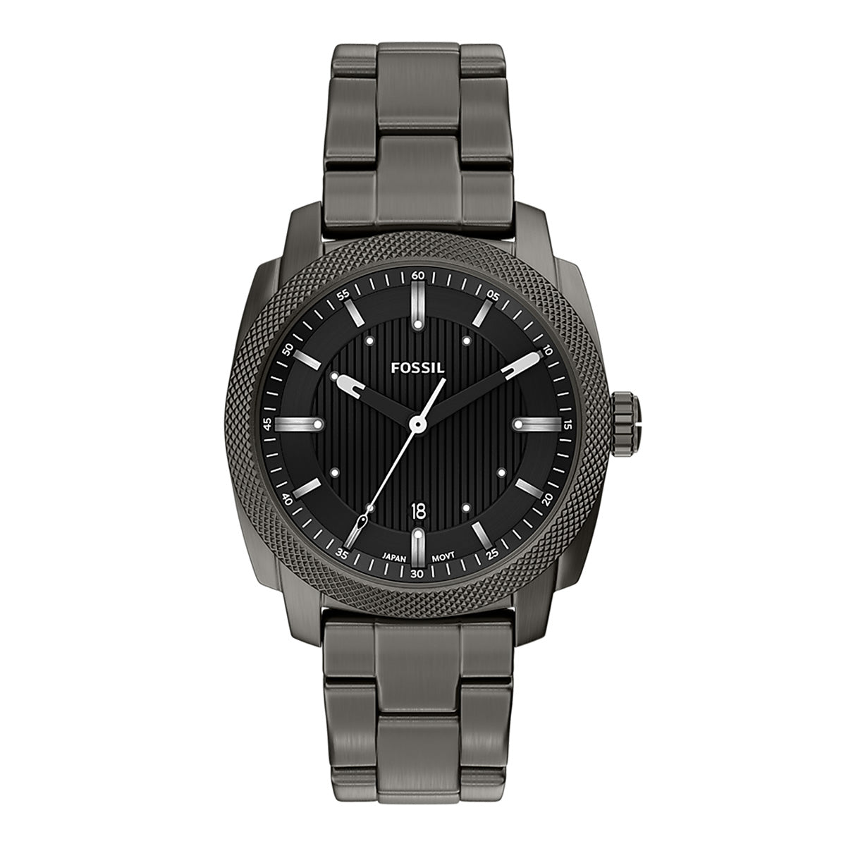 Reloj Fossil Machine Acero Inoxidable 41mm Hombre Gris Plomo