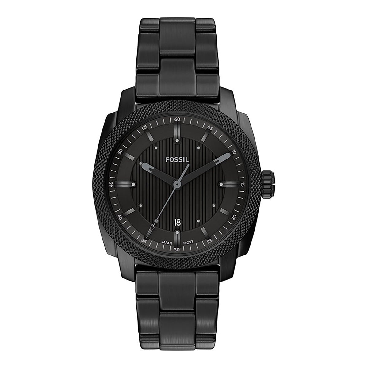 Reloj Fossil Machine Acero Inoxidable 41mm Hombre Gris Plomo