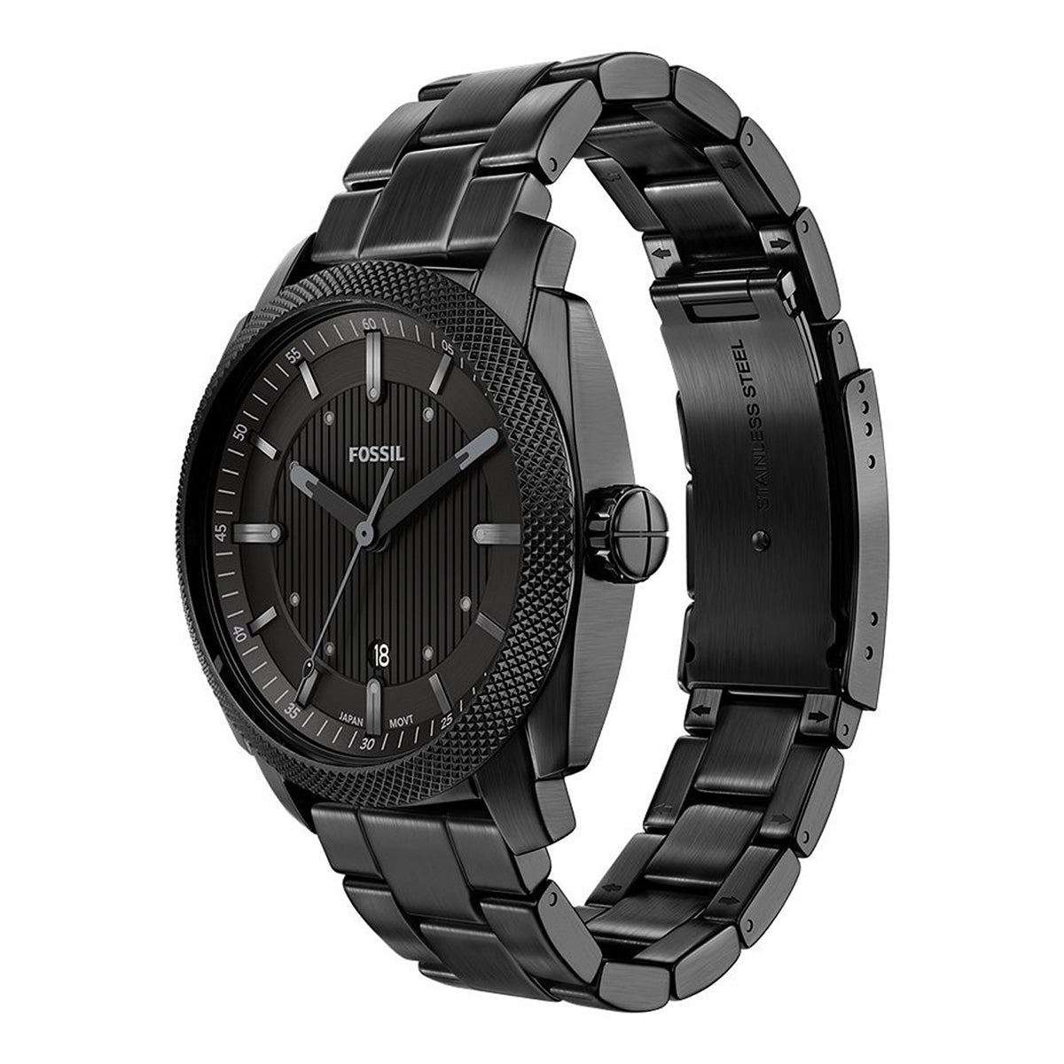 Reloj Fossil Machine Acero Inoxidable 41mm Hombre Gris Plomo