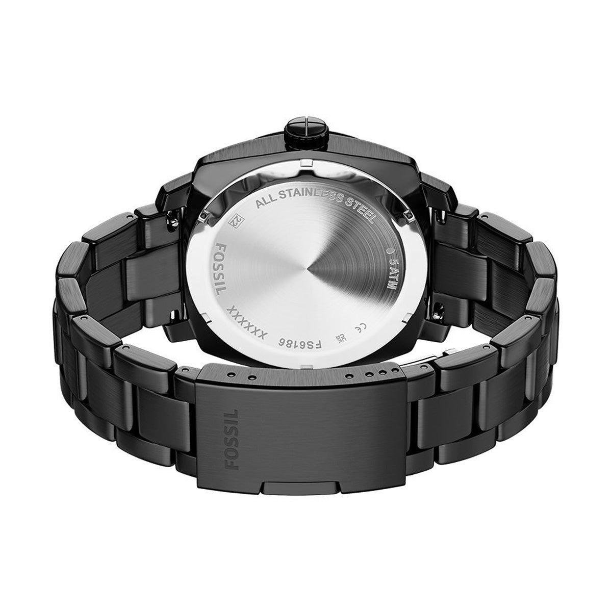Reloj Fossil Machine Acero Inoxidable 41mm Hombre Gris Plomo