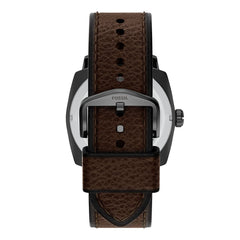 Reloj Fossil Machine Cuero 41mm Hombre Café