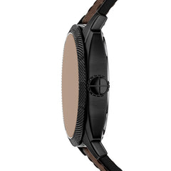 Reloj Fossil Machine Cuero 41mm Hombre Café