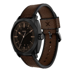 Reloj Fossil Machine Cuero 41mm Hombre Café