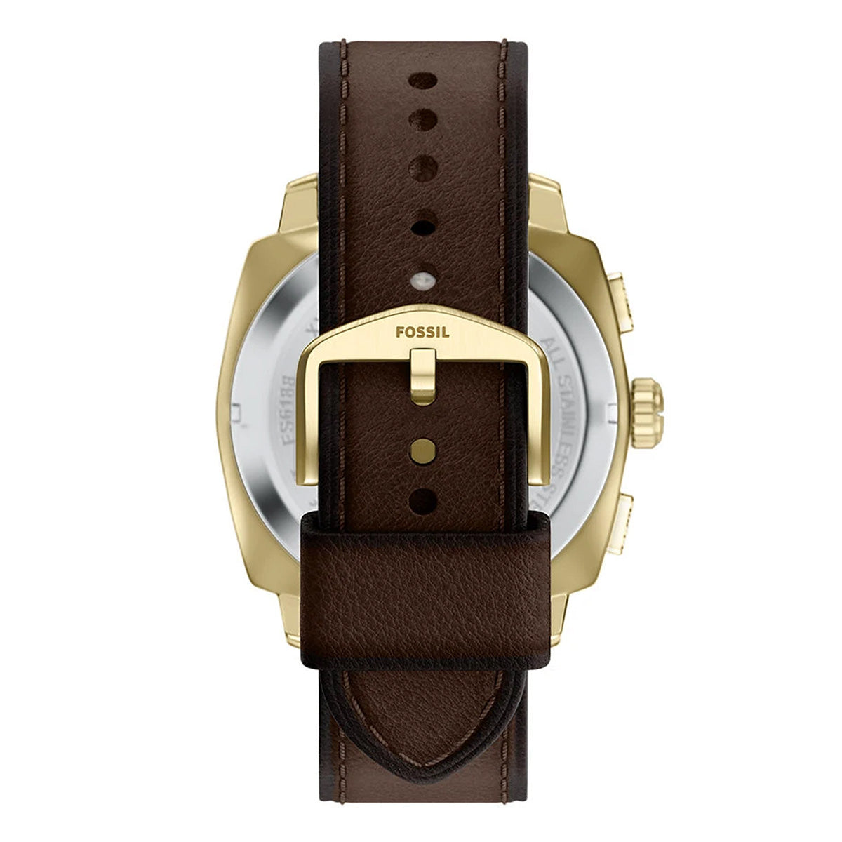 Reloj Fossil Machine Cuero 44mm Hombre Café