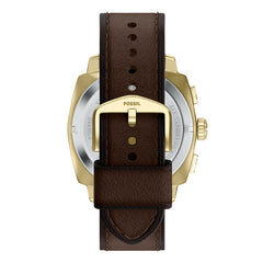 Reloj Fossil Machine Cuero 44mm Hombre Café