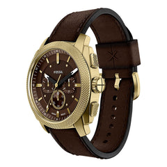 Reloj Fossil Machine Cuero 44mm Hombre Café