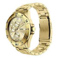 Reloj Fossil Garrett Acero Inoxidable 44mm Hombre Dorado