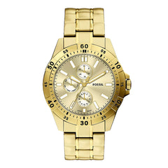 Reloj Fossil Garrett Acero Inoxidable 44mm Hombre Dorado