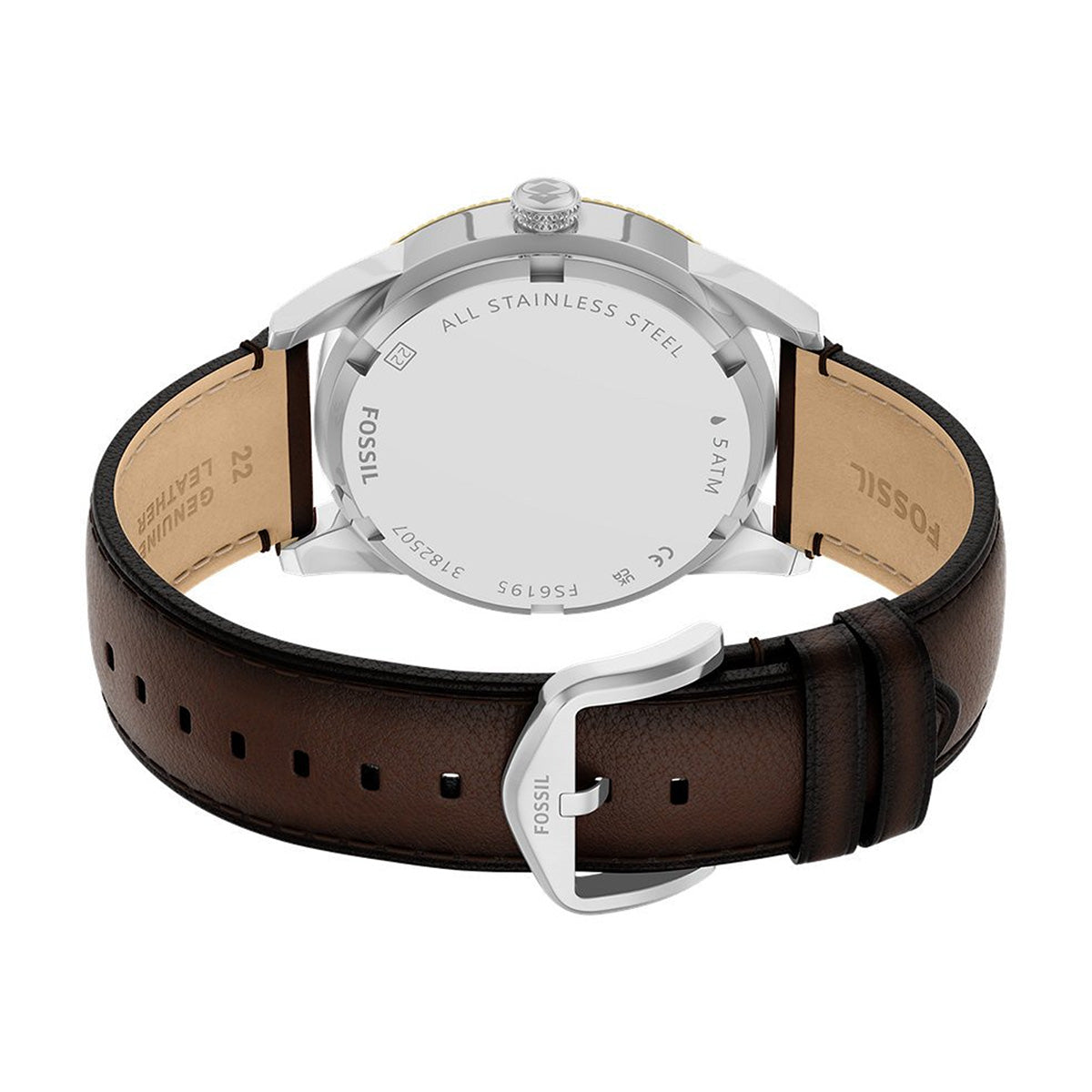Reloj Fossil Pearson Cuero 42mm Hombre Café