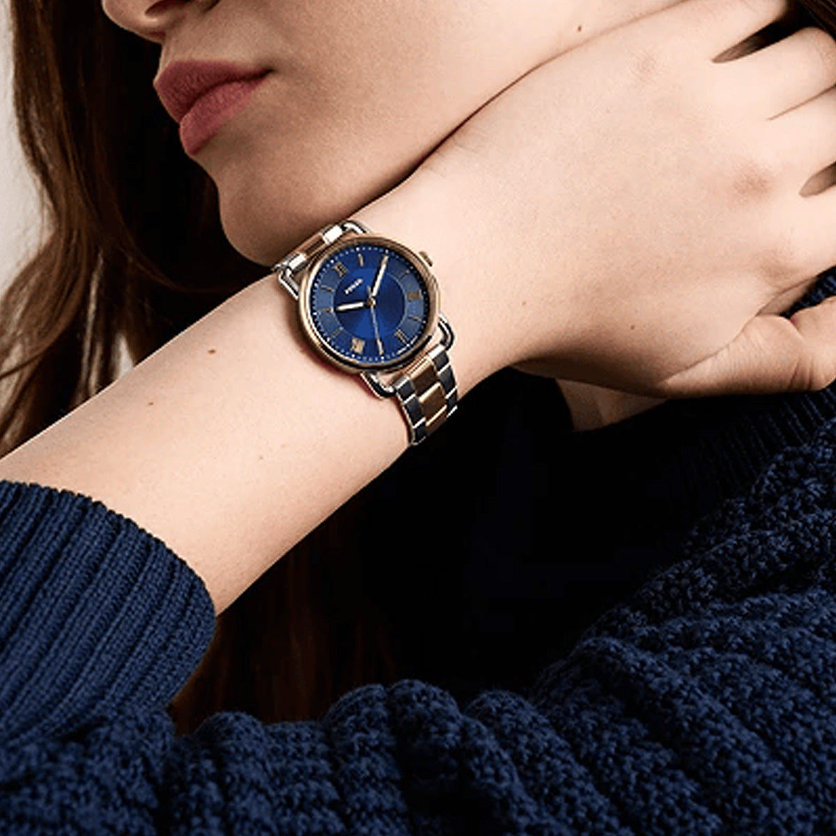 Reloj Fossil Copeland Set Acero Inoxidable 42 - 34mm Unisex Dorado / Plateado