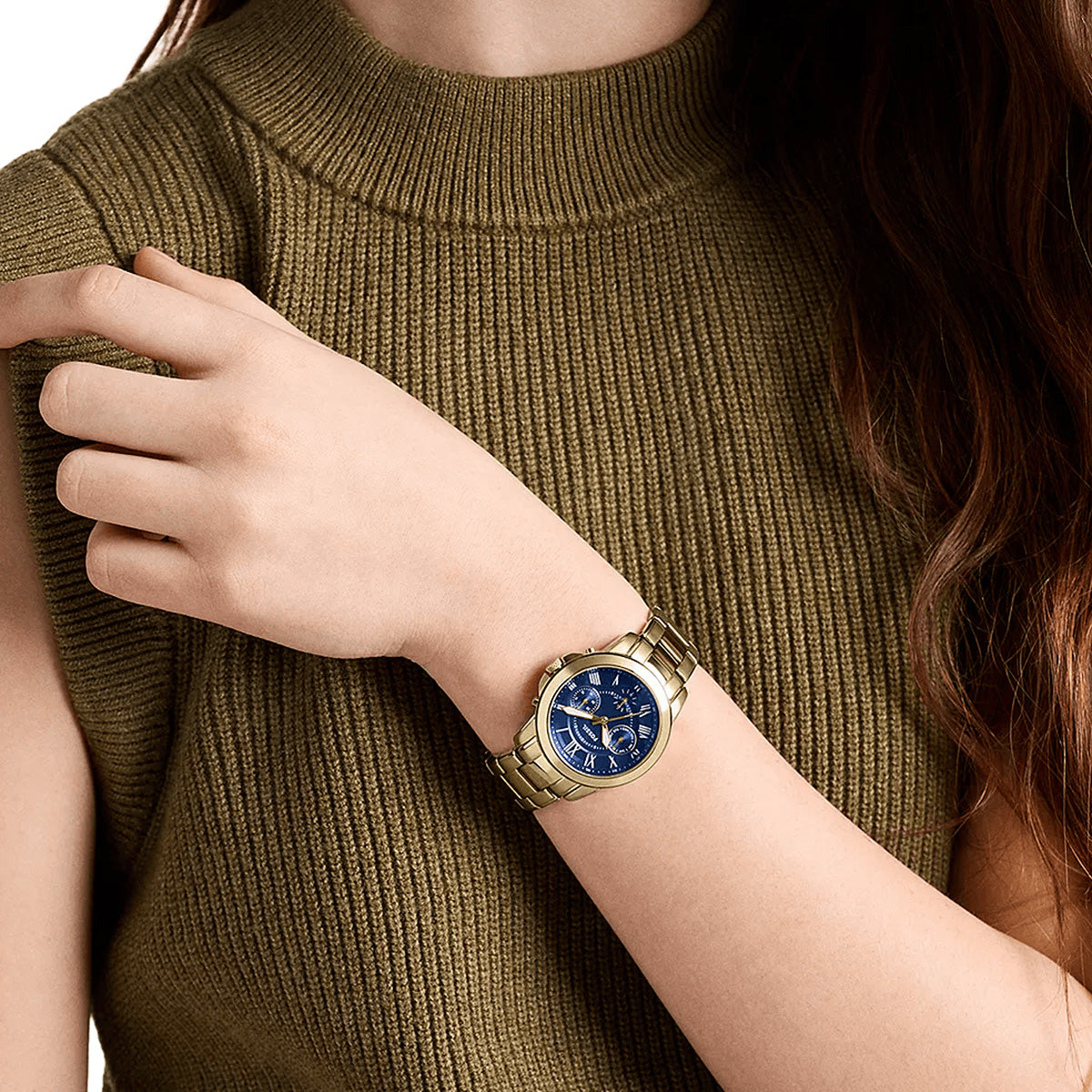 Reloj Fossil Grant Set Acero Inoxidable 44 - 34mm Unisex Dorado