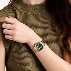 Reloj Fossil Grant Set Acero Inoxidable 42-34mm Unisex Verde