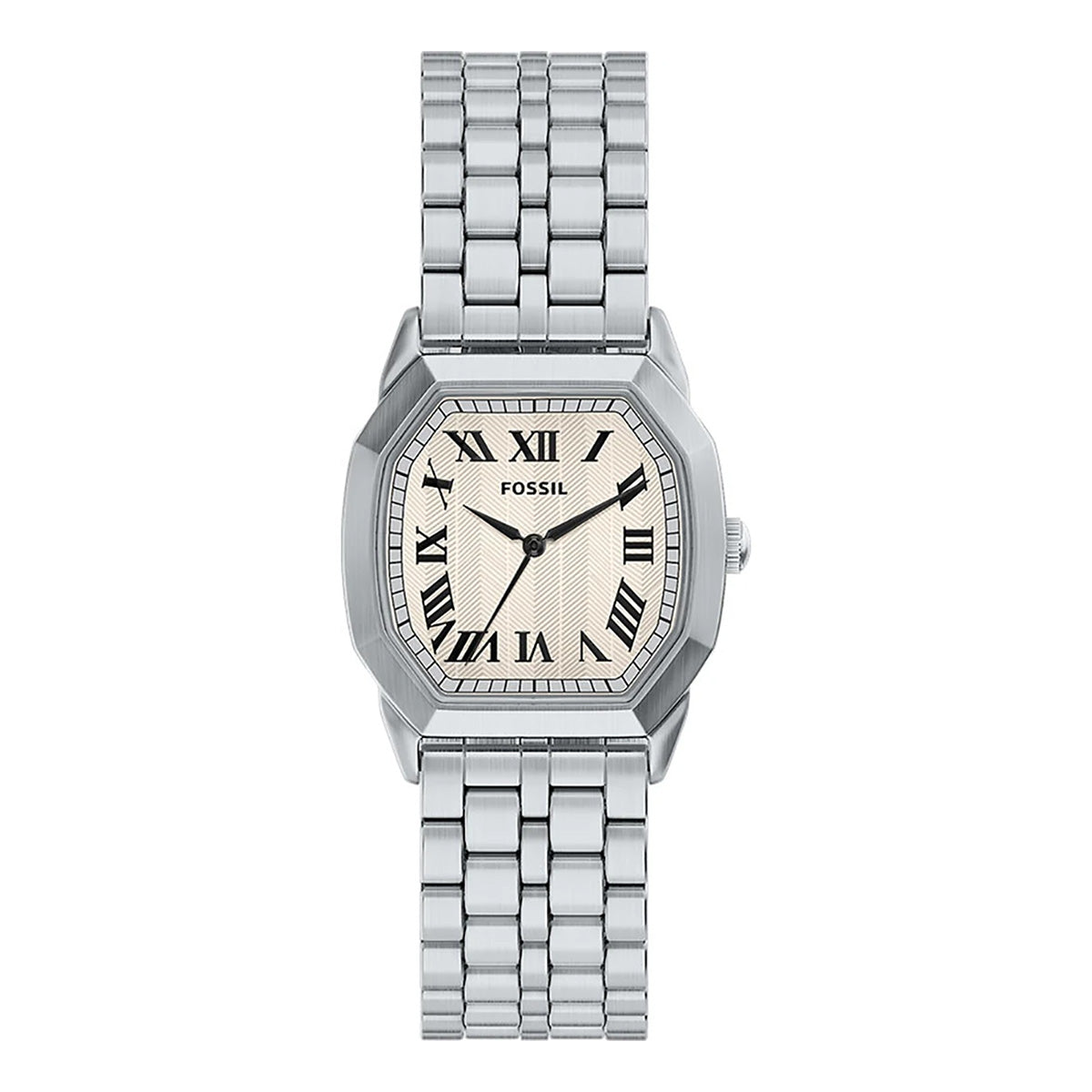 Reloj Fossil Harlow Acero Inoxidable 33mm Hombre Plateado