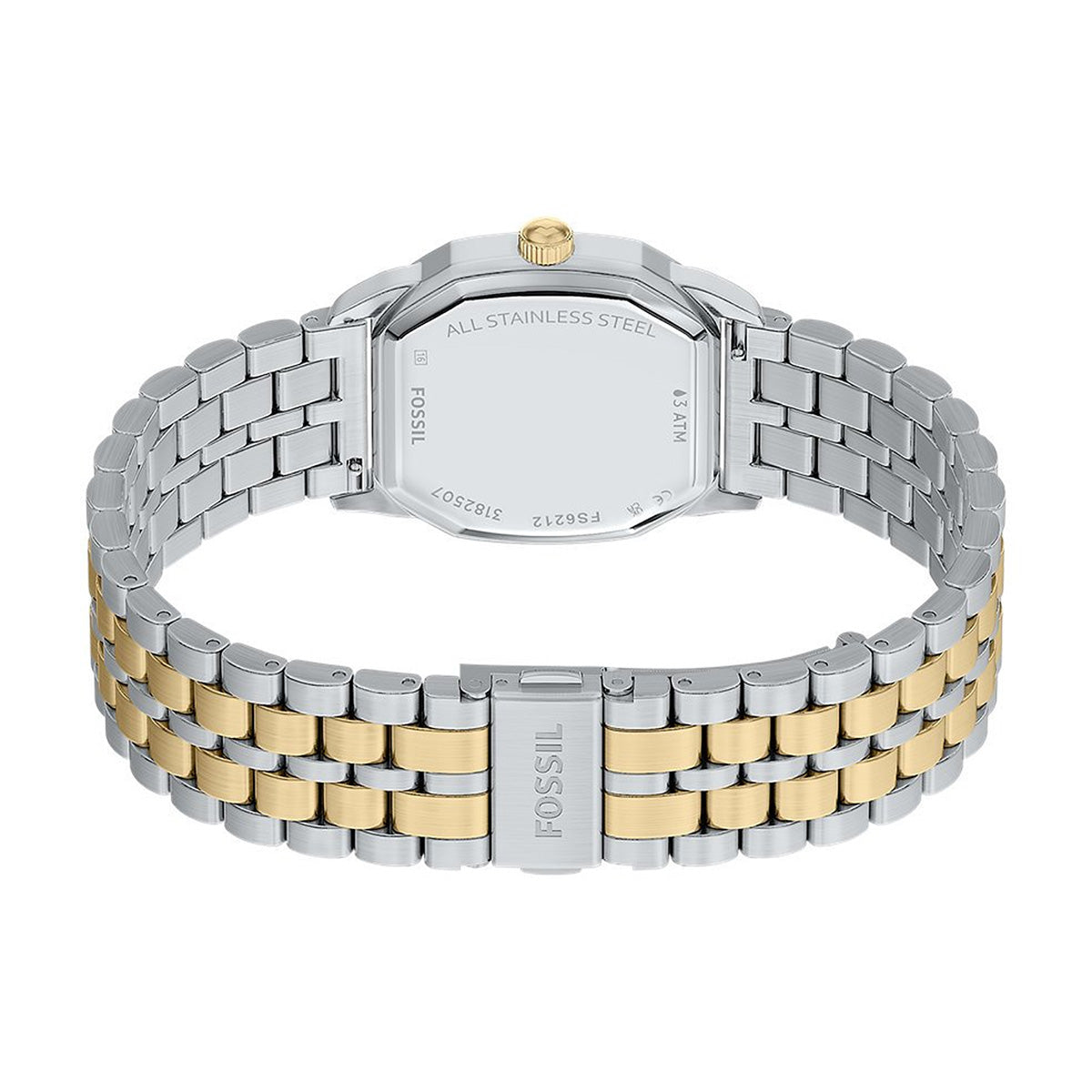 Reloj Fossil Harlow Acero Inoxidable 33mm Hombre Plateado