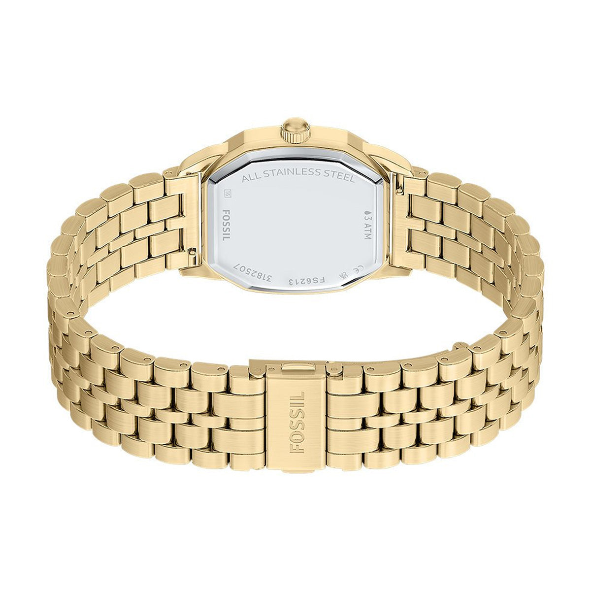 Reloj Fossil Harlow Acero Inoxidable 33mm Hombre Plateado