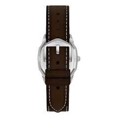 Reloj Fossil Harlow Cuero 33mm Hombre Café