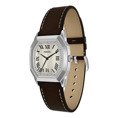 Reloj Fossil Harlow Cuero 33mm Hombre Café