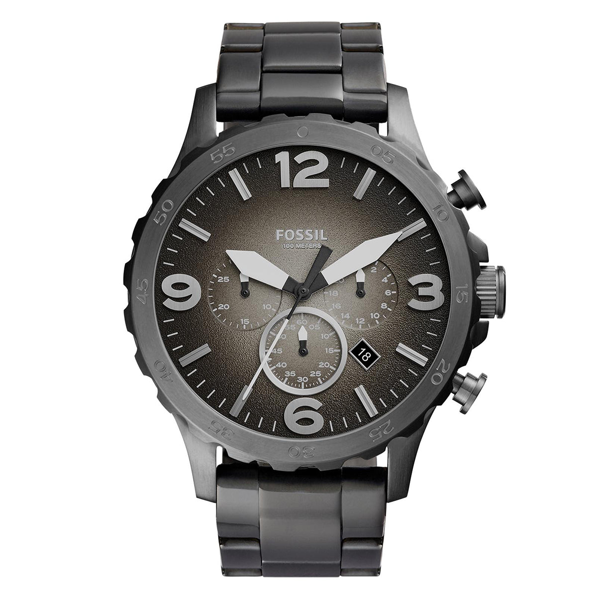 Reloj Fossil Nate Cuarzo Acero Inoxidable Hombre - JR1437