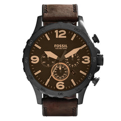 Reloj Fossil Nate Cuarzo Cuero Hombre - JR1487