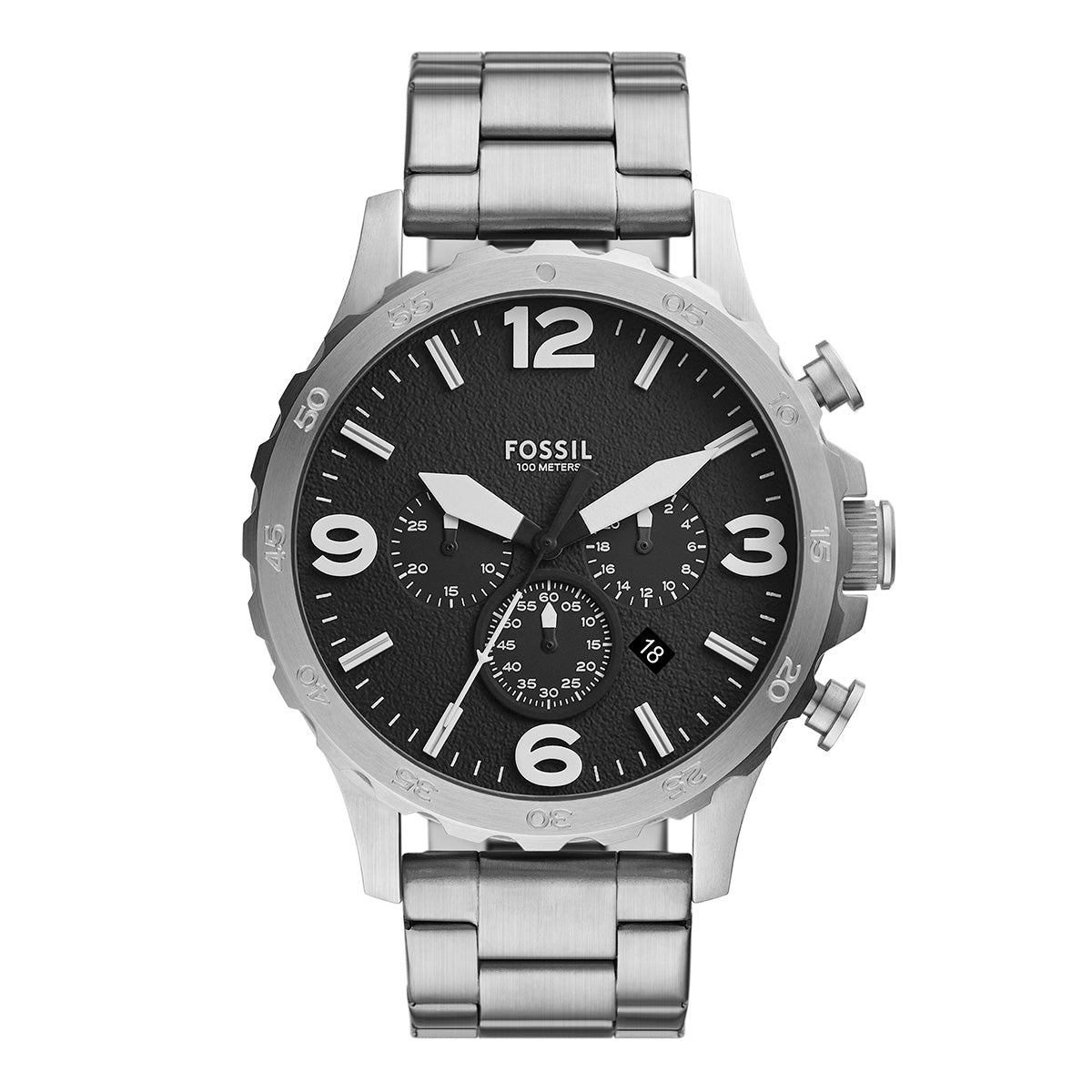 Reloj Fossil Nate Cuarzo Acero Inoxidable Hombre