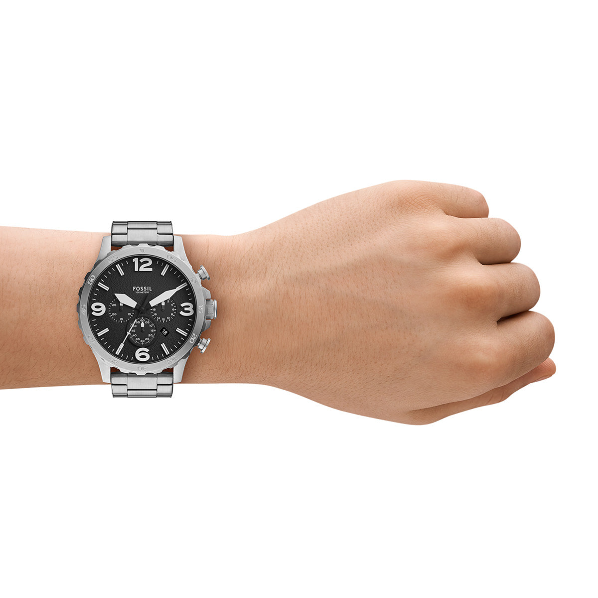 Reloj Fossil Nate Cuarzo Acero Inoxidable Hombre