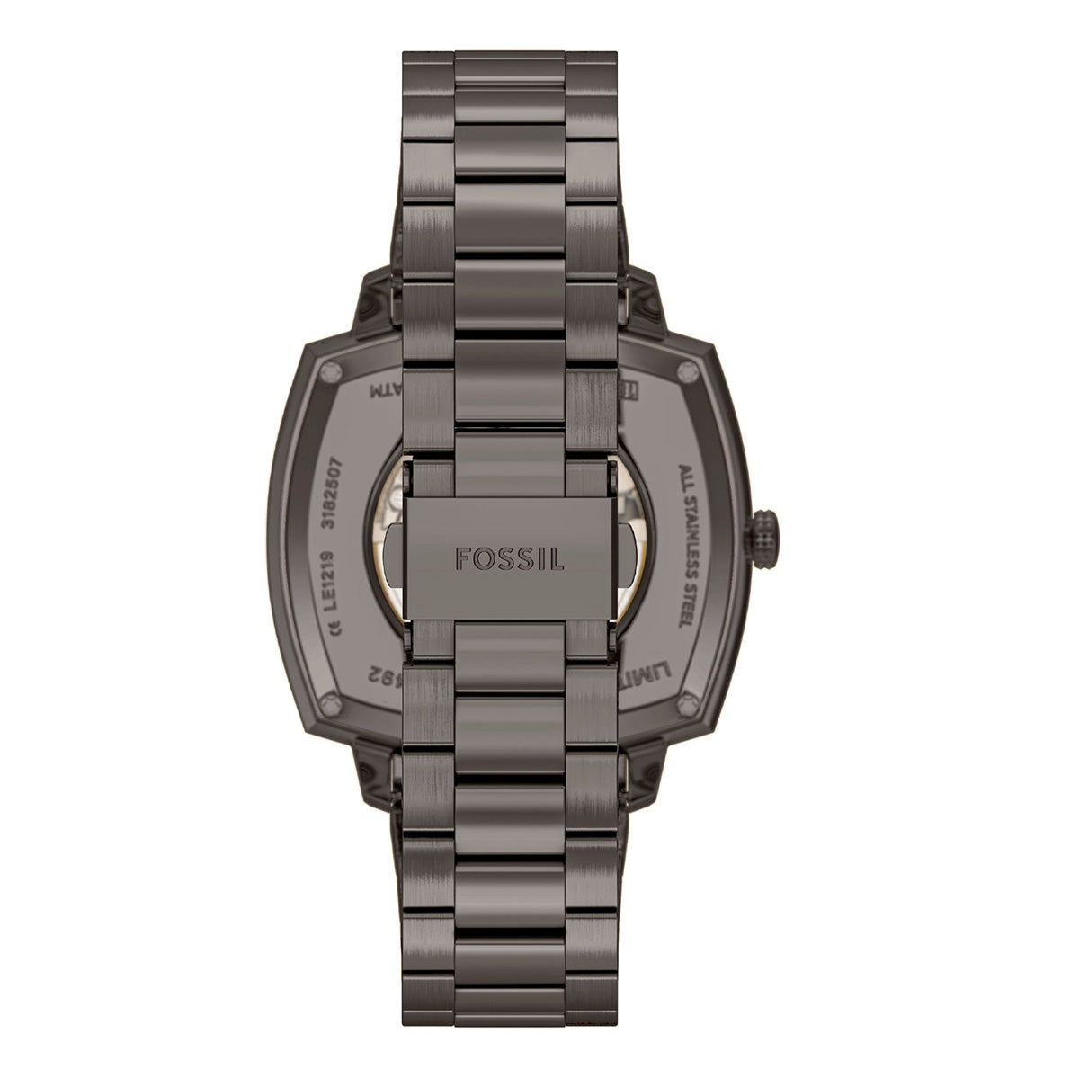 Reloj Fossil Nick Jonas Machine Luxe Automático Acero Inoxidable Unisex