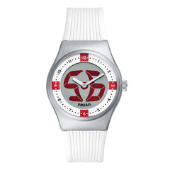 Reloj Fossil World Flags Big Tic Cuarzo Silicona Unisex