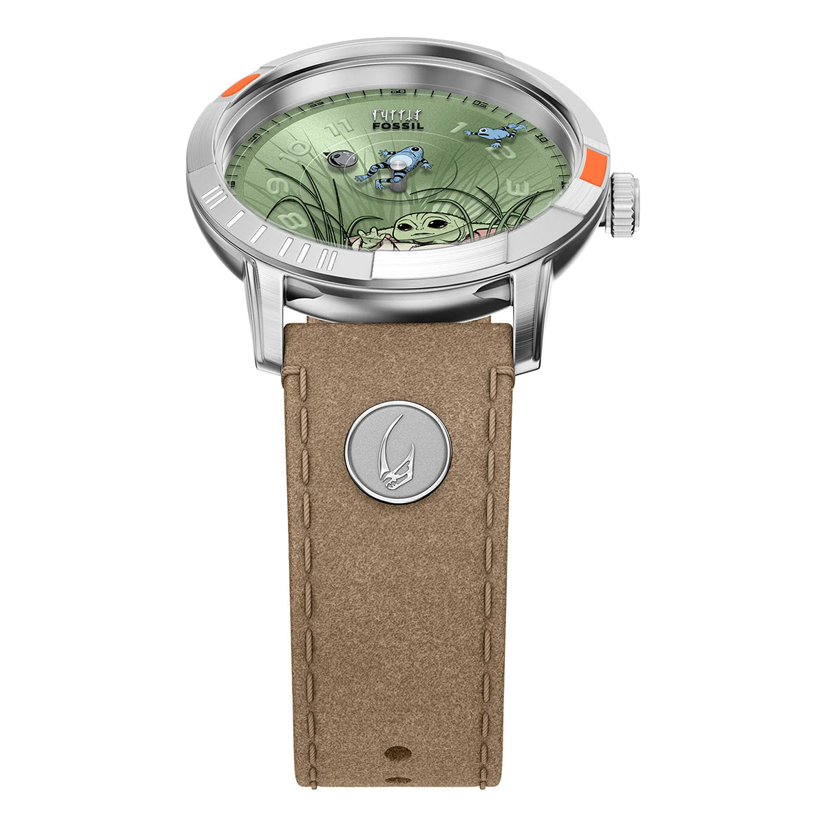 PREVENTA - Reloj Fossil Limited Edition Star Wars™ Grogu™ Neutra Watch Set Cuarzo Cuero / Gamuza Unisex