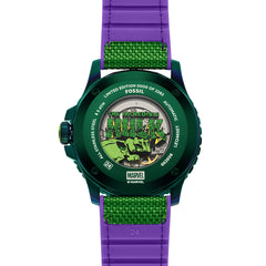 Reloj Automático Marvel X Fossil Limited-Edition Incredible Hulk Nylon / Silicona 45mm Unisex
