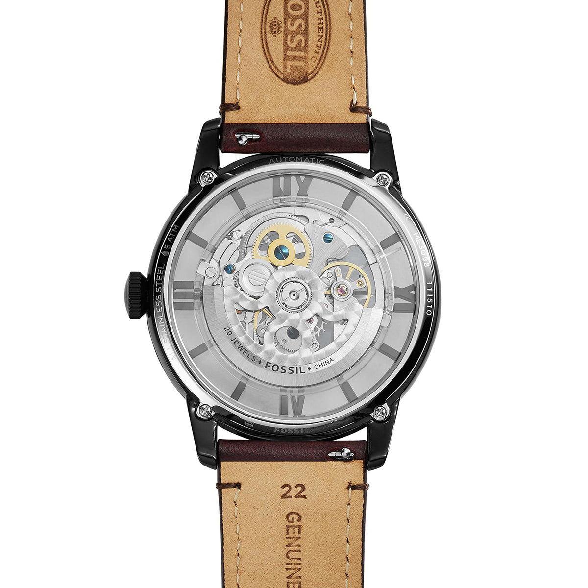 Reloj Fossil Townsman Automático Cuero Hombre - ME3098