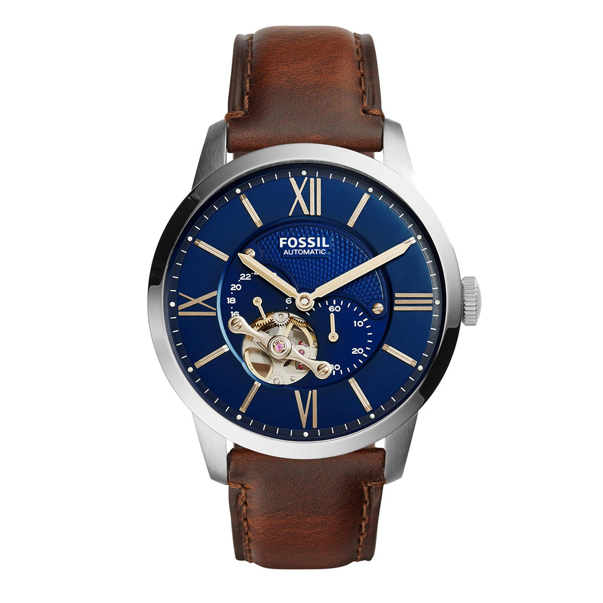 Reloj Fossil Townsman Automático Cuero Hombre - ME3110