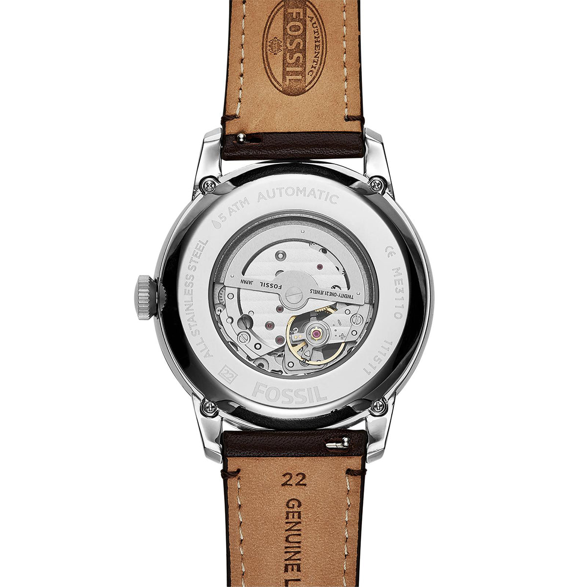 Reloj Fossil Townsman Automático Cuero Hombre - ME3110