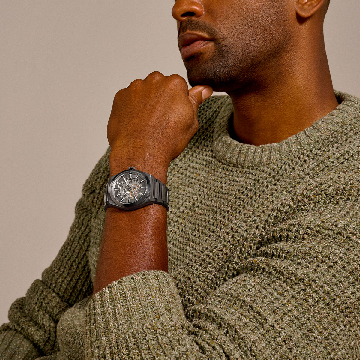 Reloj Fossil Forrester Automatic Automático Acero Inoxidable Hombre