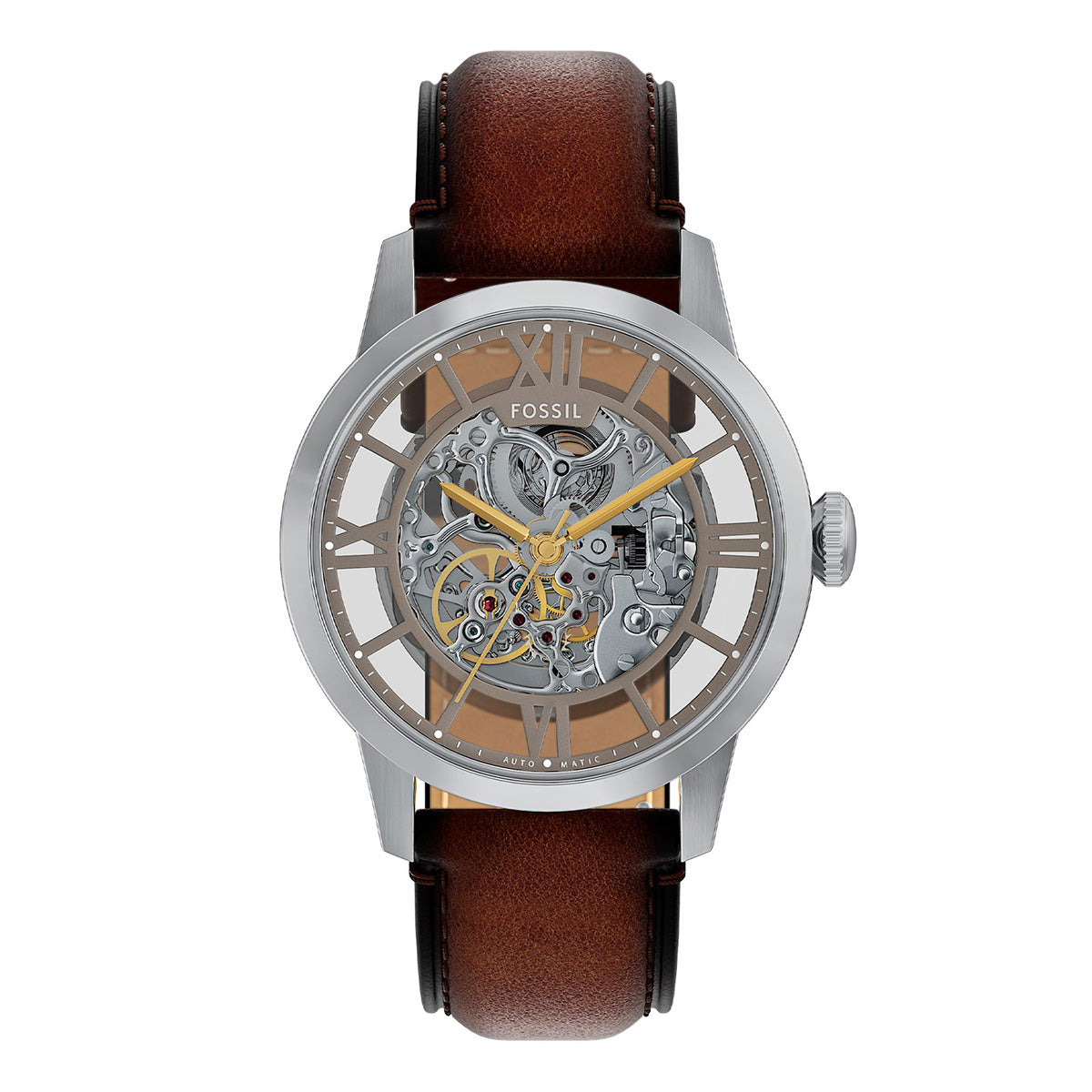 Reloj Fossil Townsman Automático Cuero Hombre