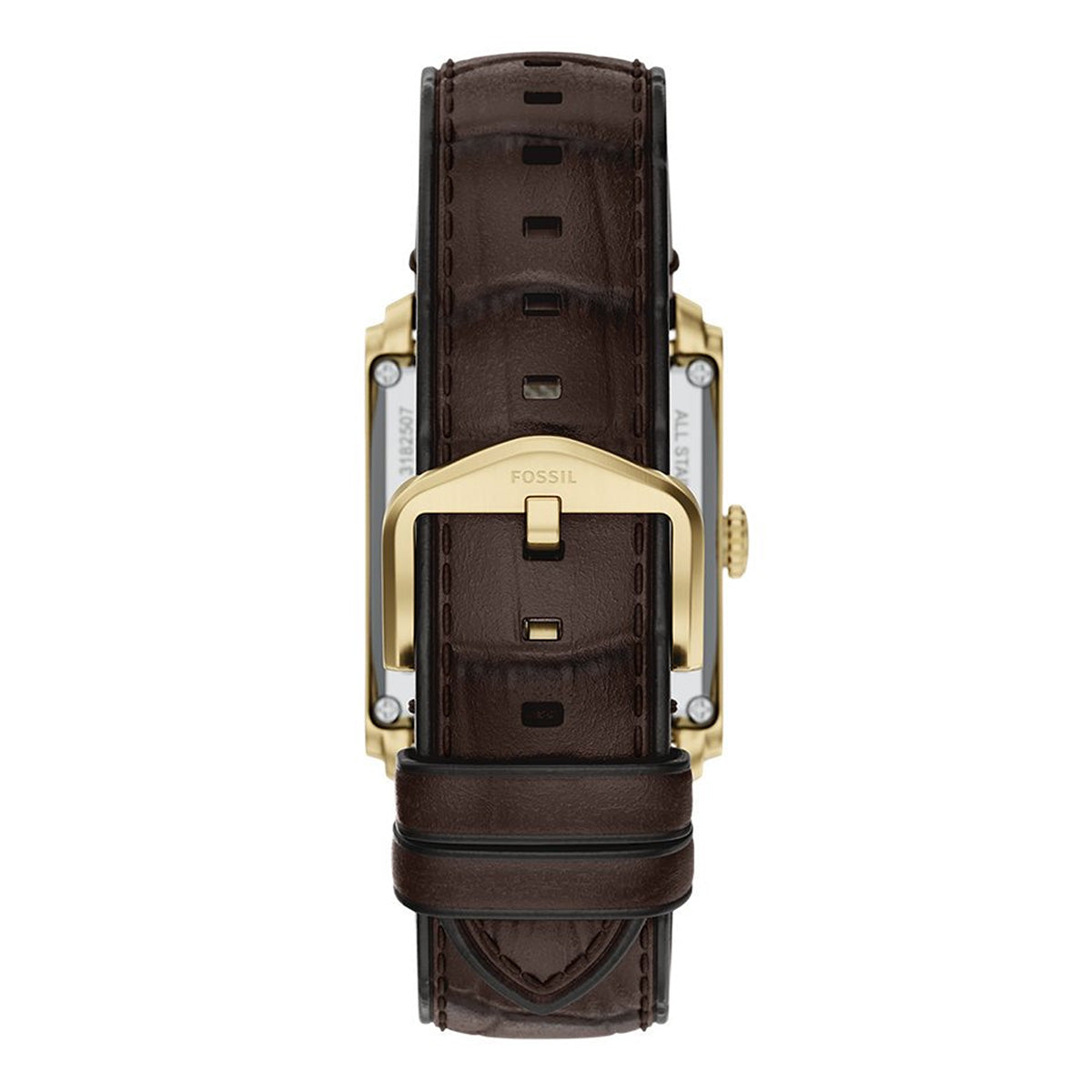 Reloj Fossil Automático Carraway Cuero 42mm Hombre Café