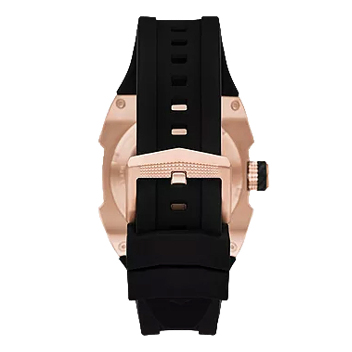 Reloj Fossil Automático Machine Silicona 44mm Hombre Negro / Gris