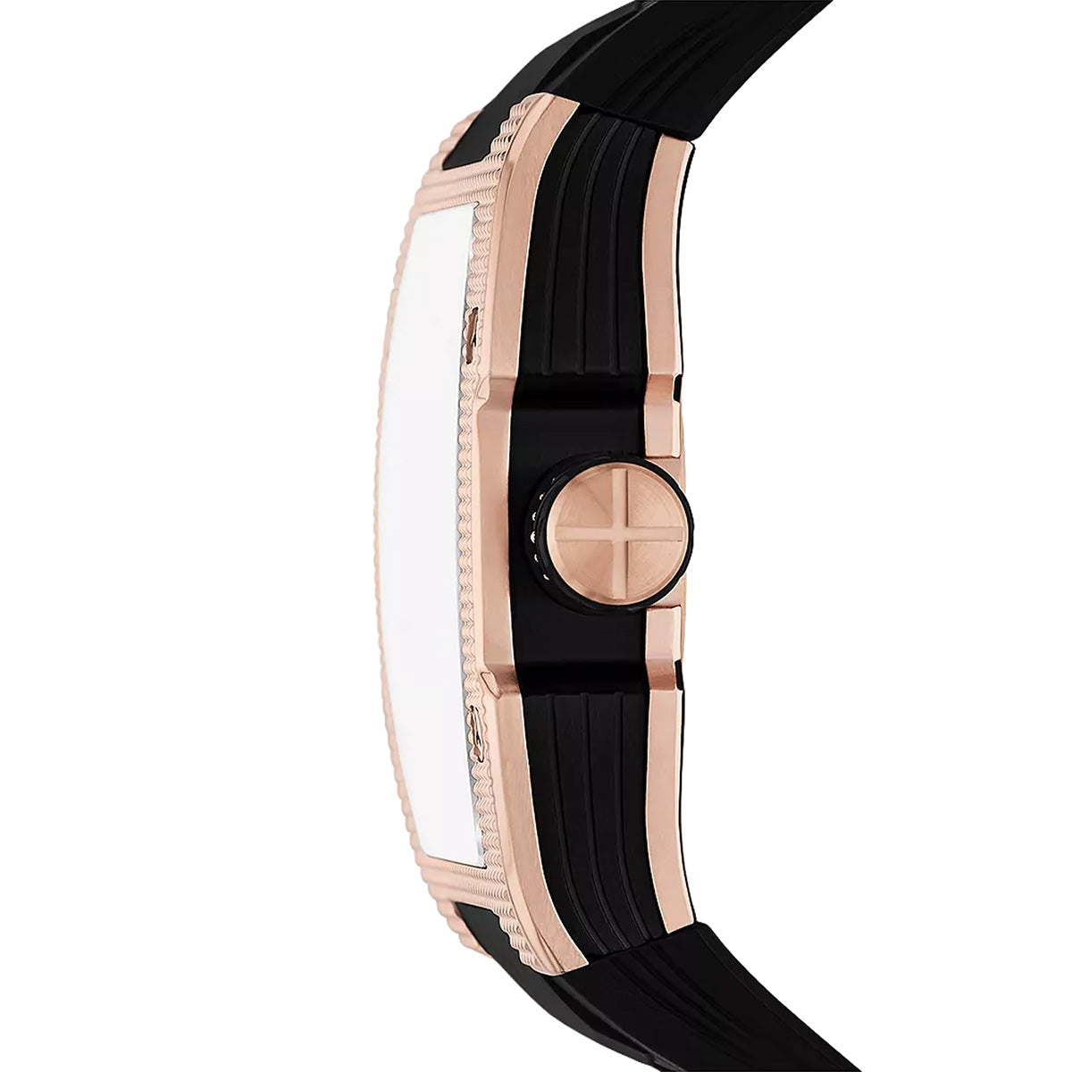 Reloj Fossil Automático Machine Silicona 44mm Hombre Negro / Gris