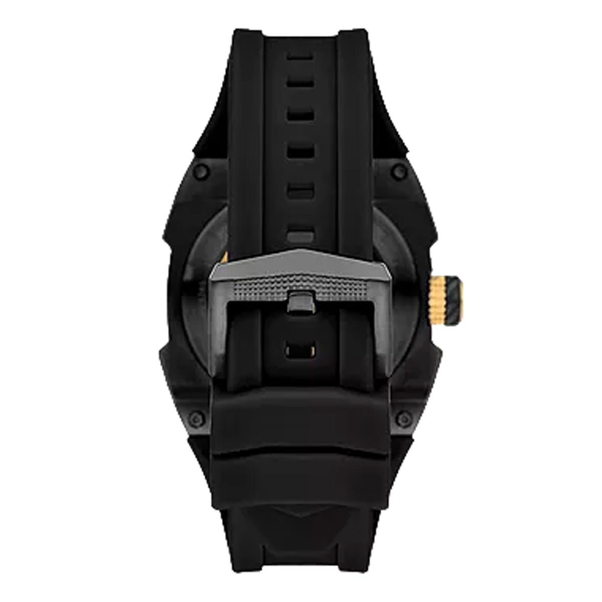 Reloj Fossil Automático Machine Silicona 44mm Hombre Negro / Gris