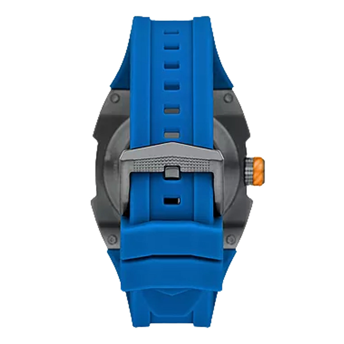 Reloj Fossil Automático Machine Silicona 44mm Hombre Negro / Gris